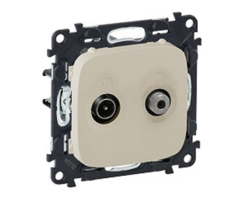Розетка TV+SAT Оконечная без рамки Legrand Valena Allure 1-м. белый картинка